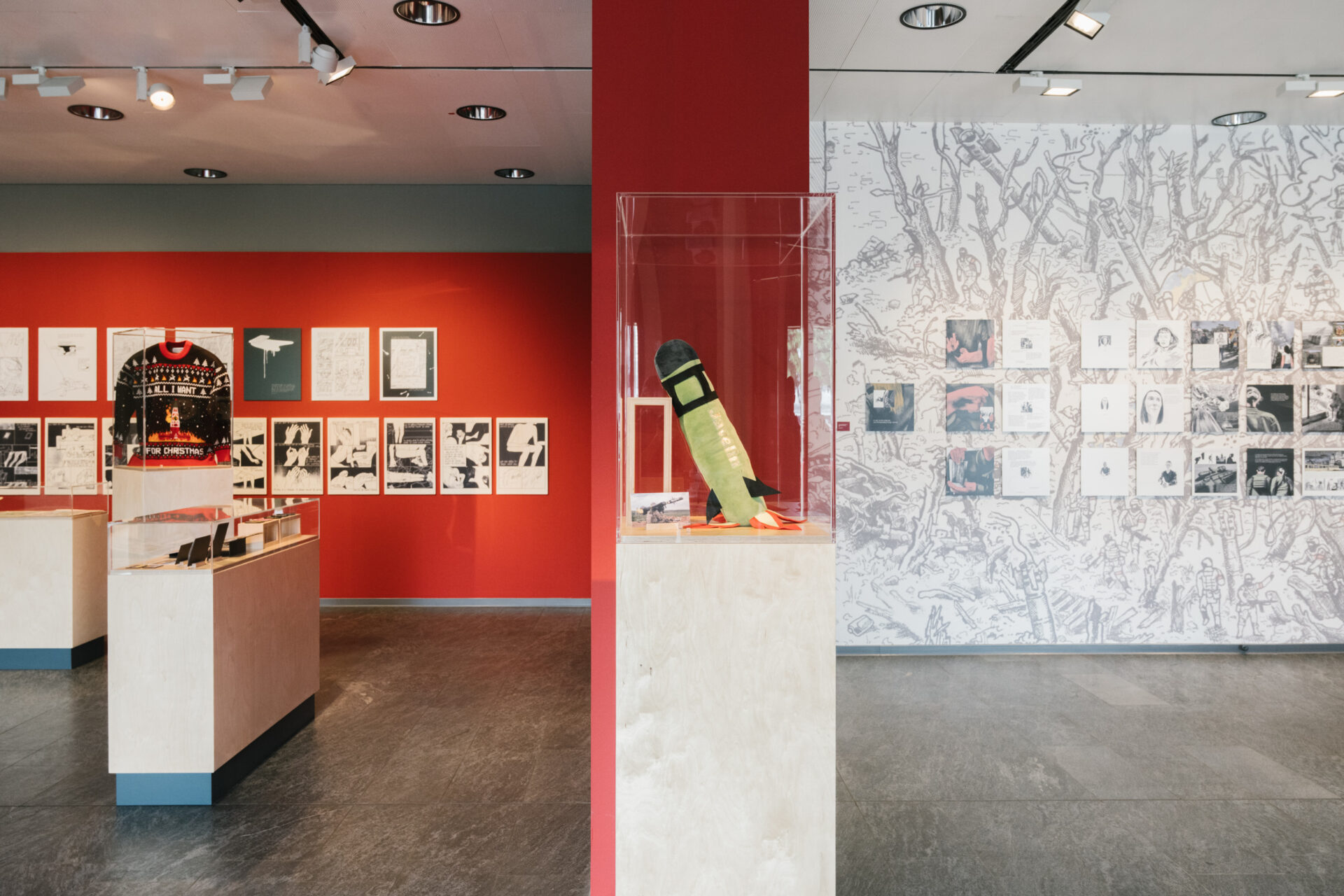 Blick in die Ausstellung 