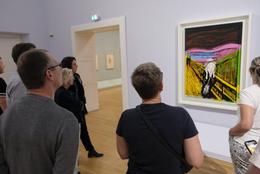 Die Freunde des MO im Chemnitz auf der Munch-Ausstellung.