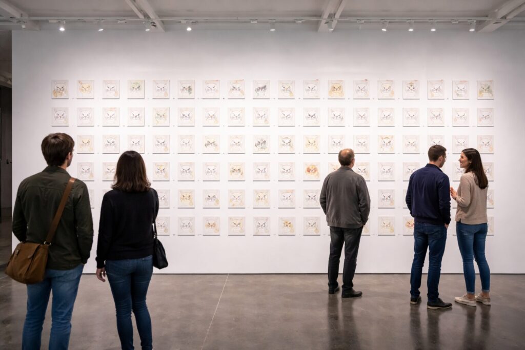 Ausstellungsansicht „Bitte noch einmal, aber besser“ 