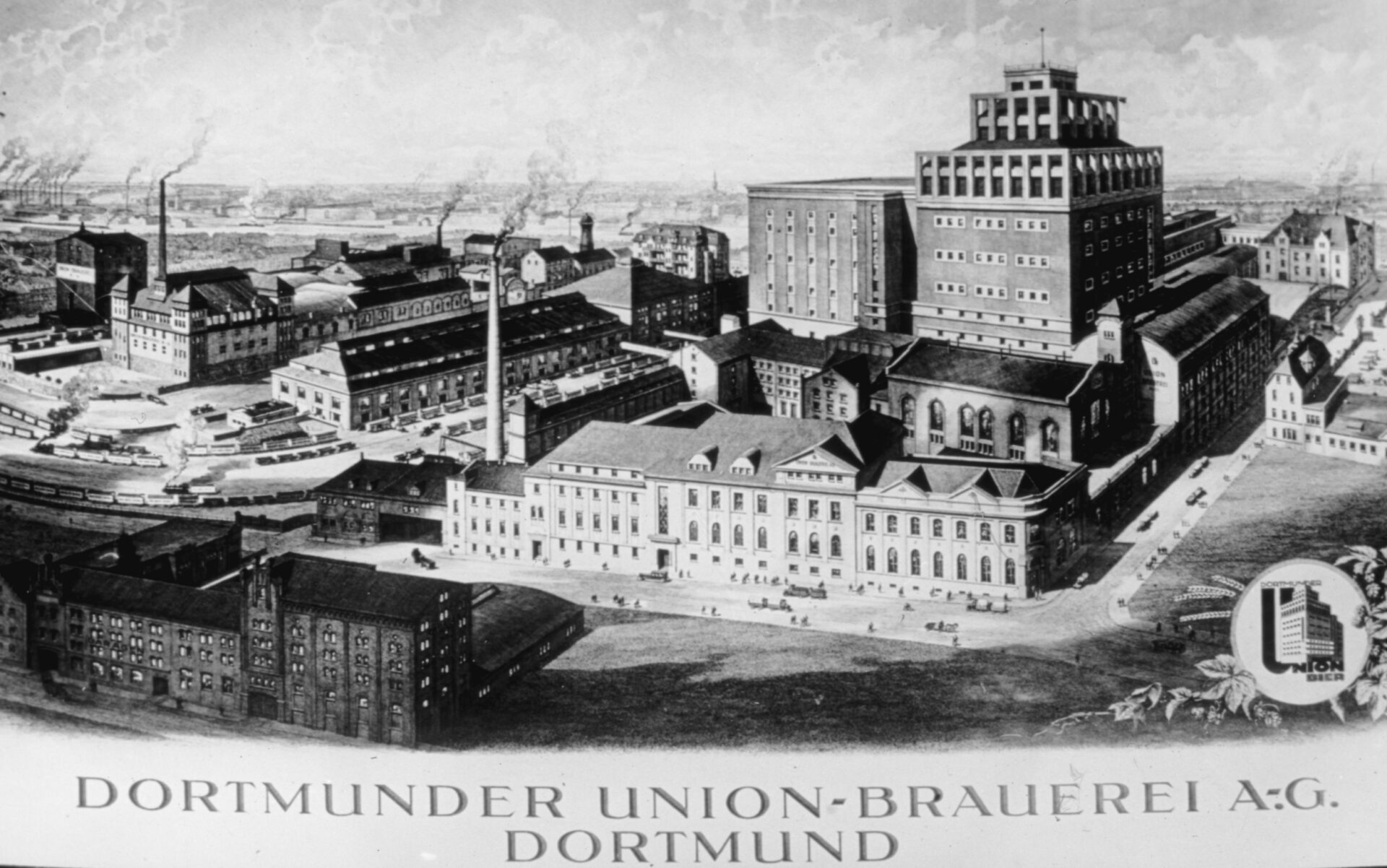 Die Dortmunder Union-Brauerei historisches Bild