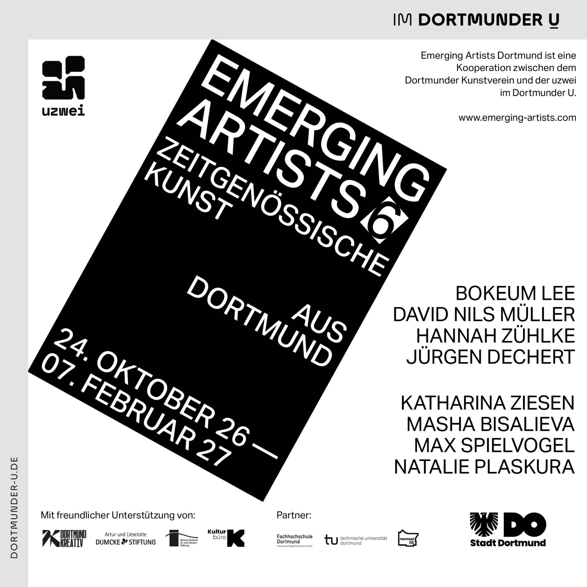 Keyvisual von Emerging Artists 6.