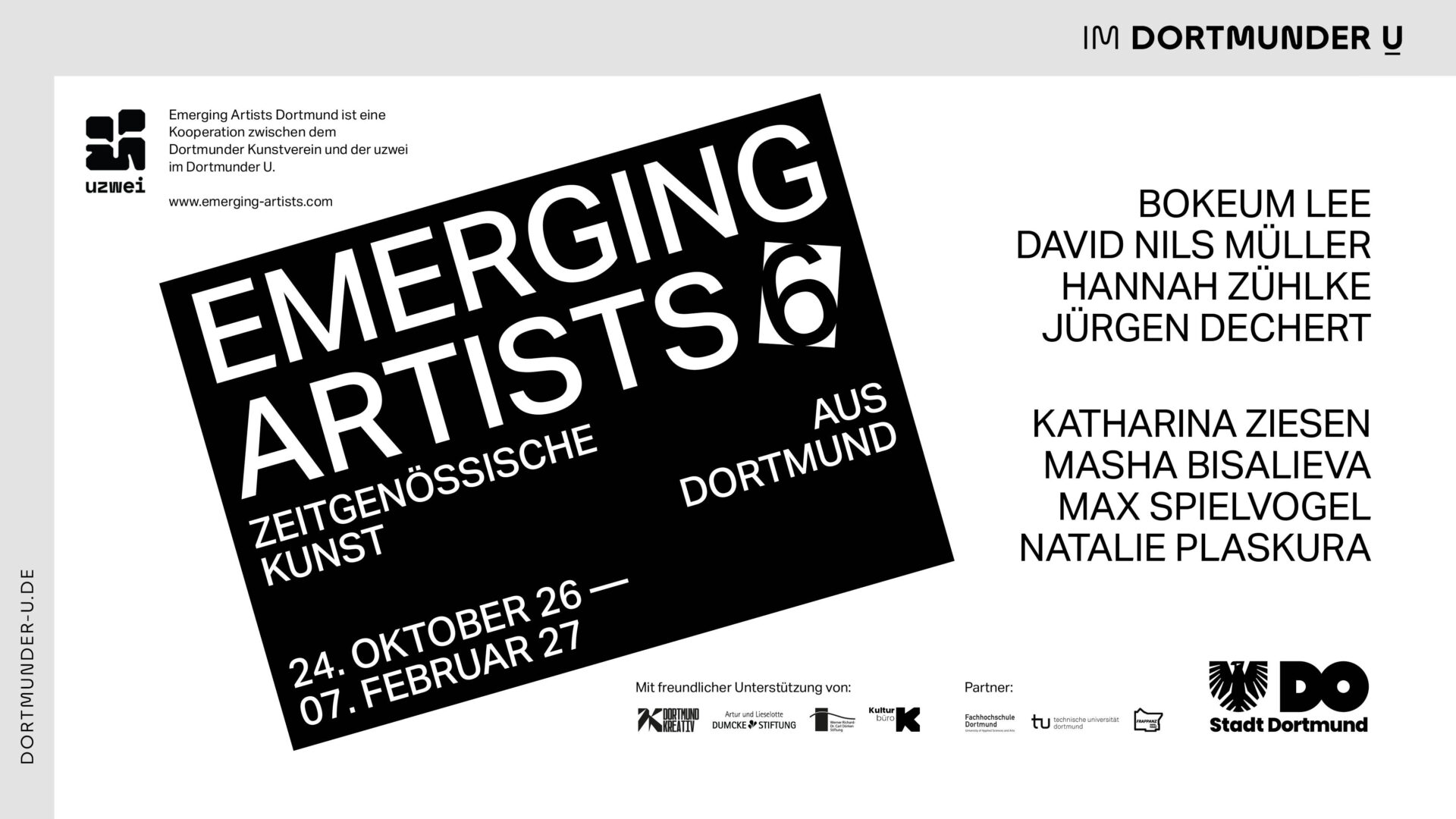 Keyvisual von Emerging Artists 6.