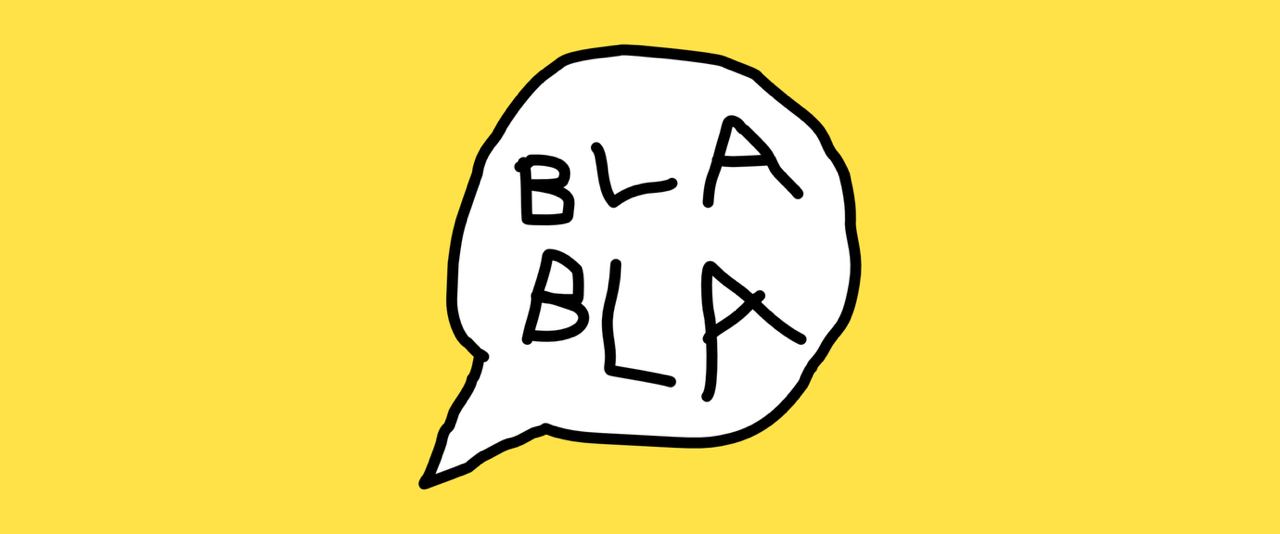 Logo der Sprechblase. Sprechblase in der 