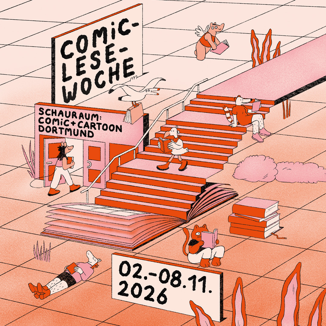 Motiv zur 5. Dortmunder Comic-Lesewoche von Nele Jongeling