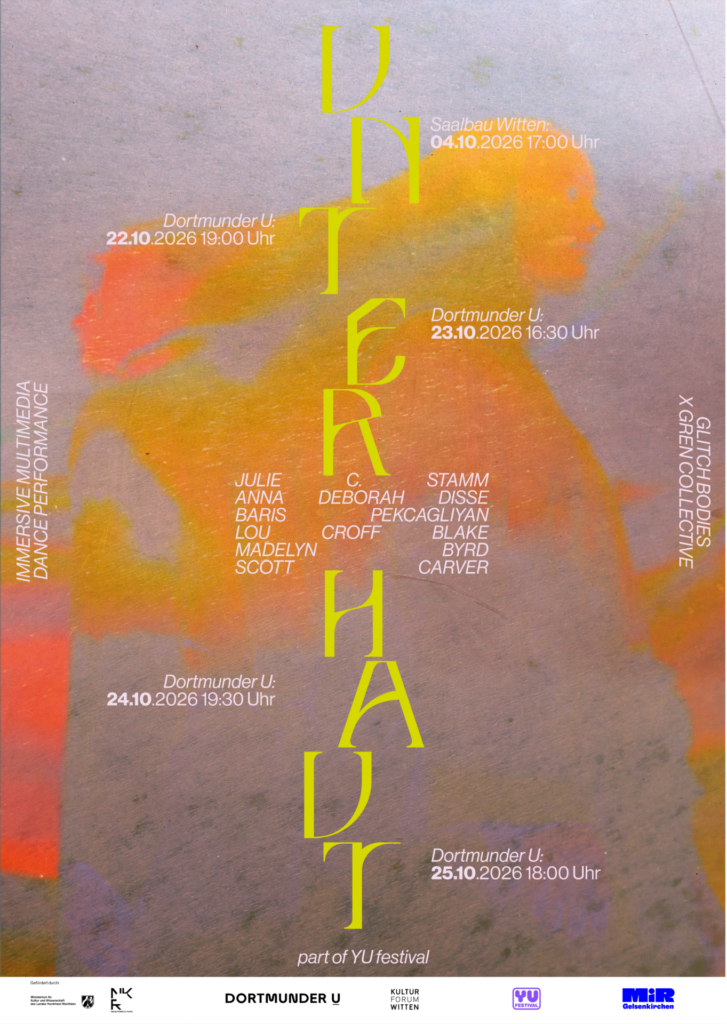 Poster der Performance Unter Haut