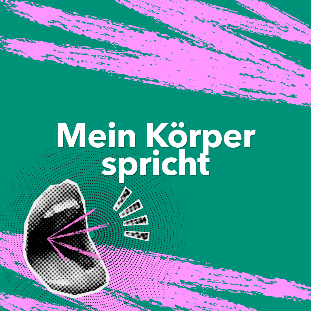 Quadratisches Key Visual Mein Körper spricht